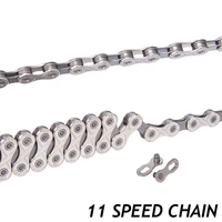 11 speed bike chain 11s 22s 33s 116l for mtb mountain bike road bike durable silver gray chain for shimano sram system