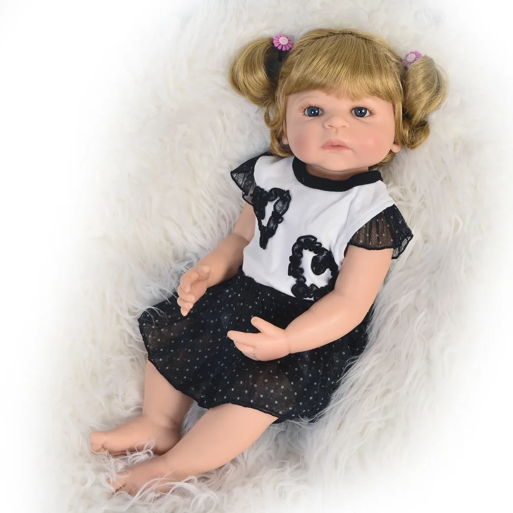 23 &quotсиликоновая кукла для новорожденных девочек Реалистичная малышей куклы