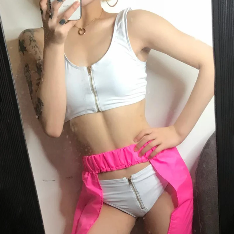 Хип хоп танцевальный костюм певица в ночном клубе DS Производительность Костюм GoGo