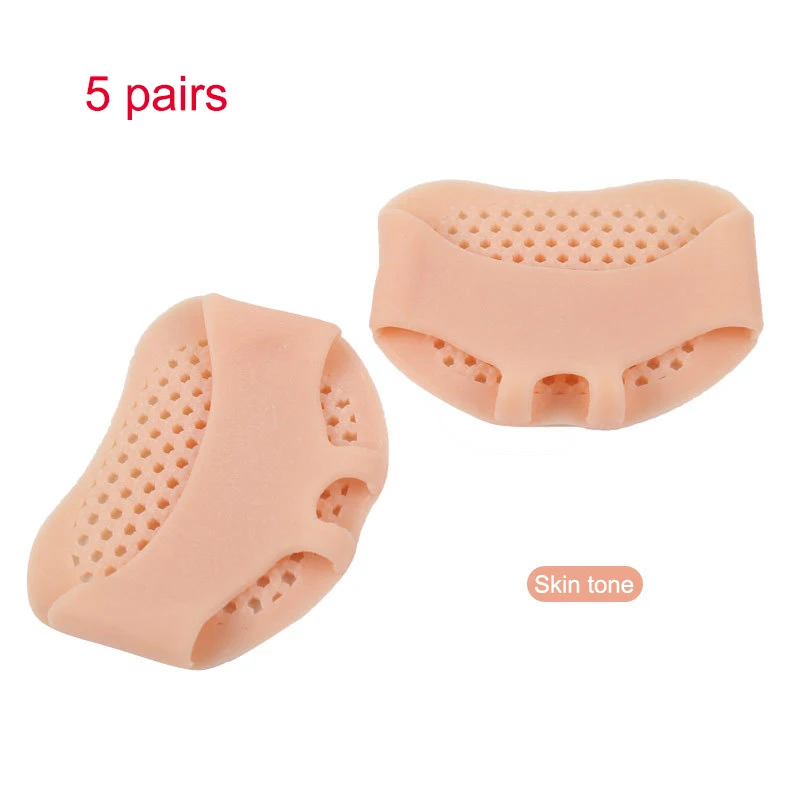5 пар мягких подушечек на высоком каблуке амортизирующая Нескользящая плюсневая