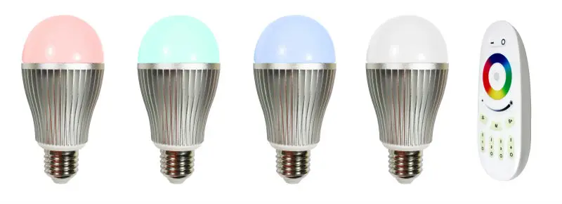 [Seven neon] AC85-265V E26/E27/B22 Wifi 2 4G дистанционное управление Светодиодная лампа яркость RGBW