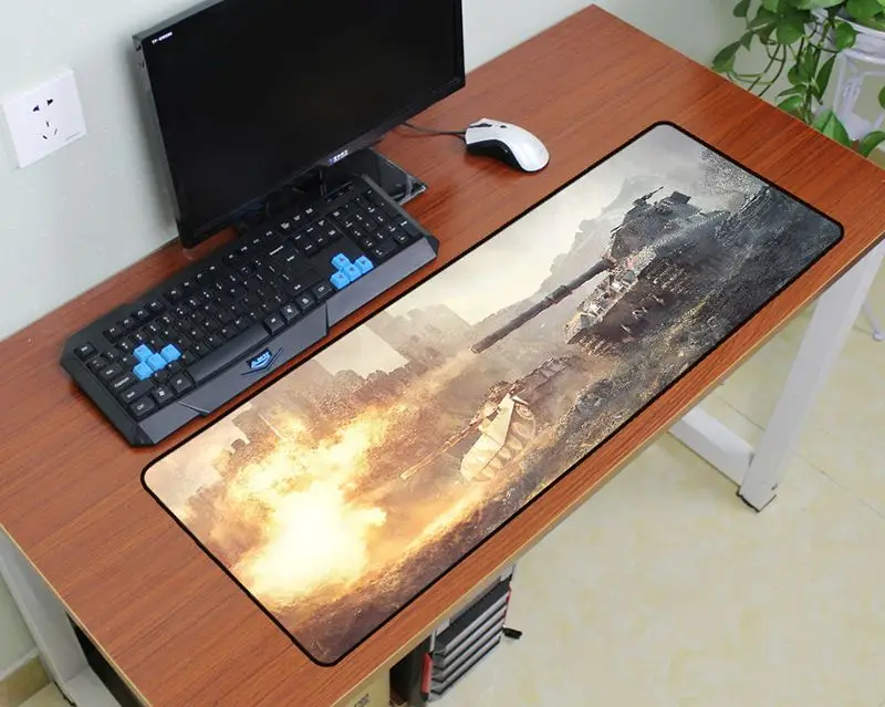 Коврик для мыши world of tanks 900x300x3 мм коврик wot notbook компьютерный большой игровой