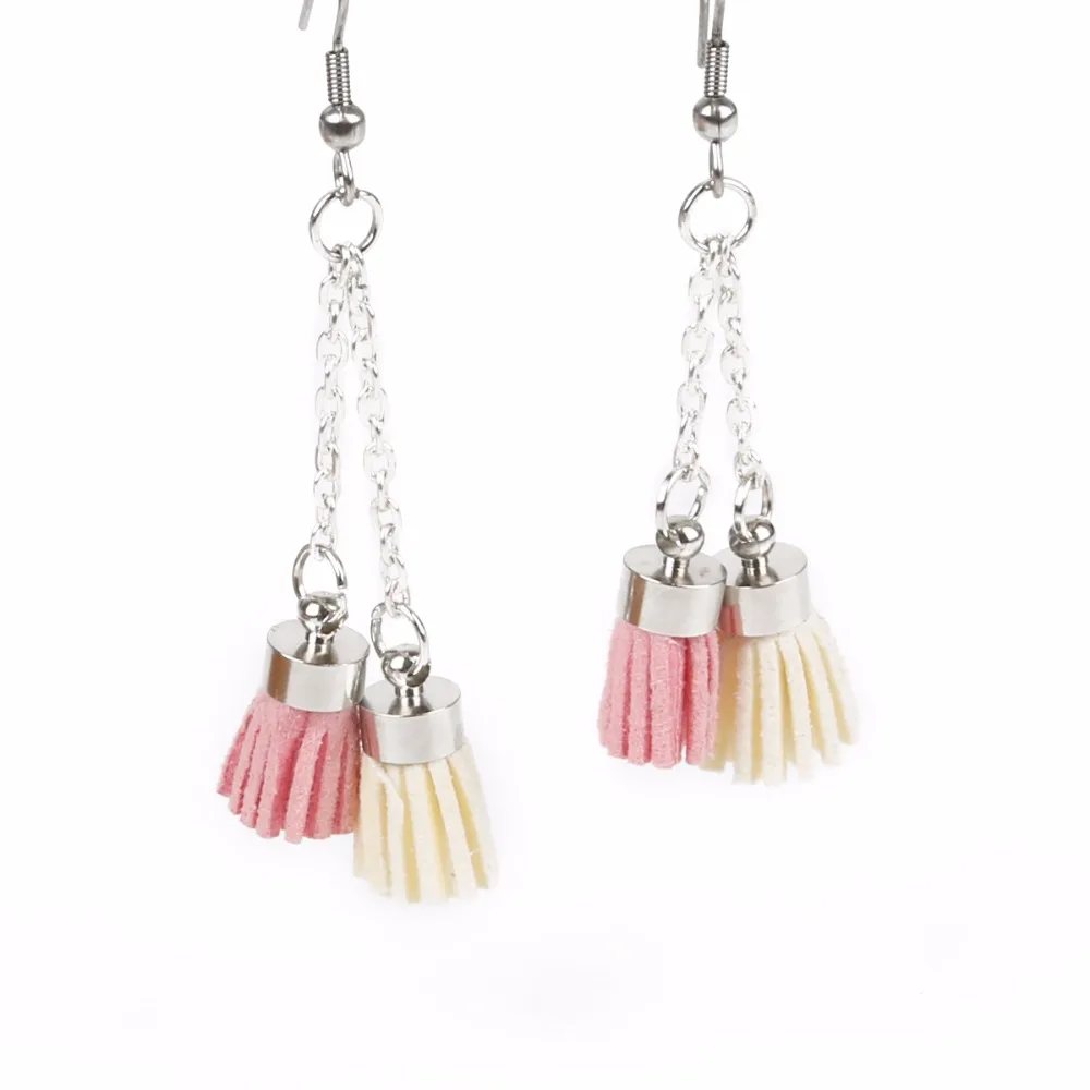 Новое поступление разноцветные корейские замшевые часы длиной 18 мм с кисточками