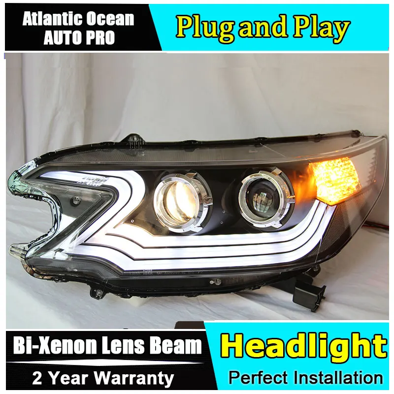 Новые фары автомобильный Стайлинг для Honda CRV светодиодный ные 2012-2014 стиль Lexus