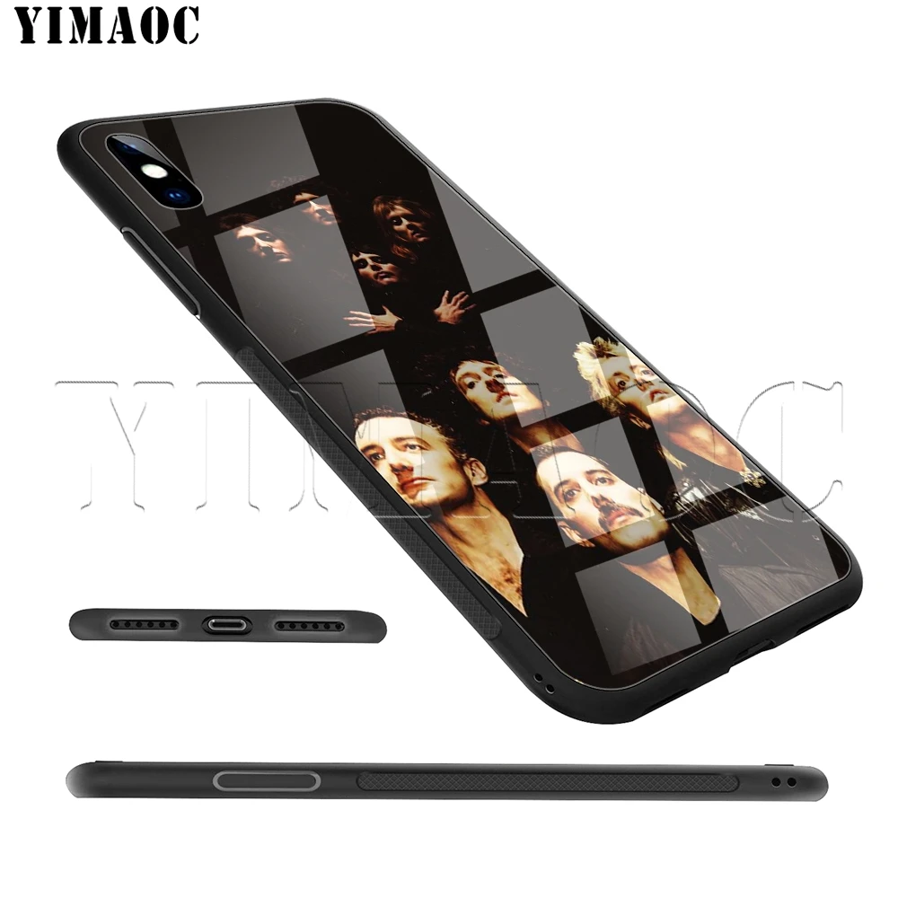 Чехол YIMAOC queen Freddie Mercury из закаленного стекла для iPhone 11 Pro XS MAX XR X 8 7 6 6S Plus
