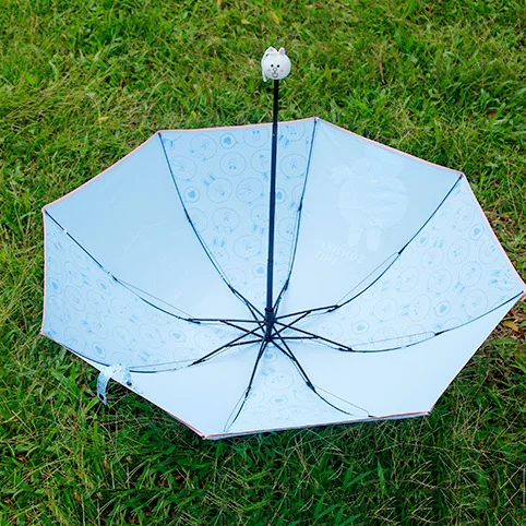 Милый мультяшный креативный подарок с медведем Зонт от Солнца/дождя складной