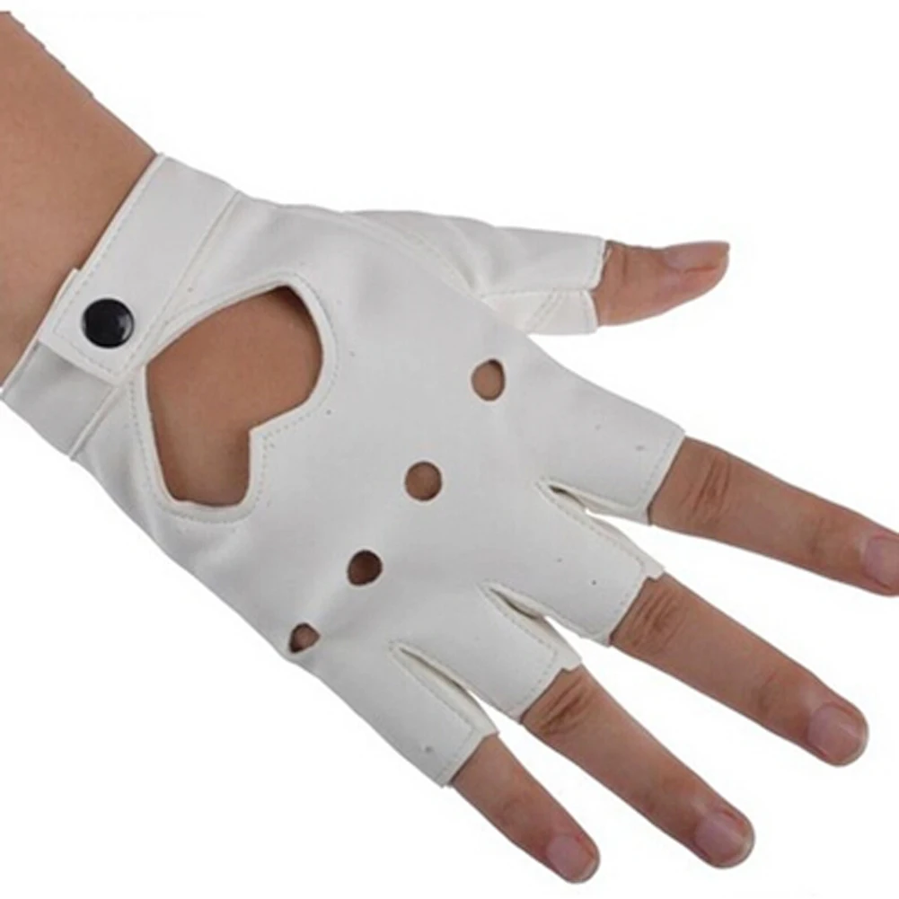 

Hot Fashion Women PU Leather Fingerless Performance Gloves Sale FS99