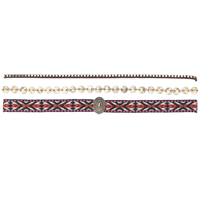 Women chocker 3 sets bohemia torques QM-YC15006 | Украшения и аксессуары