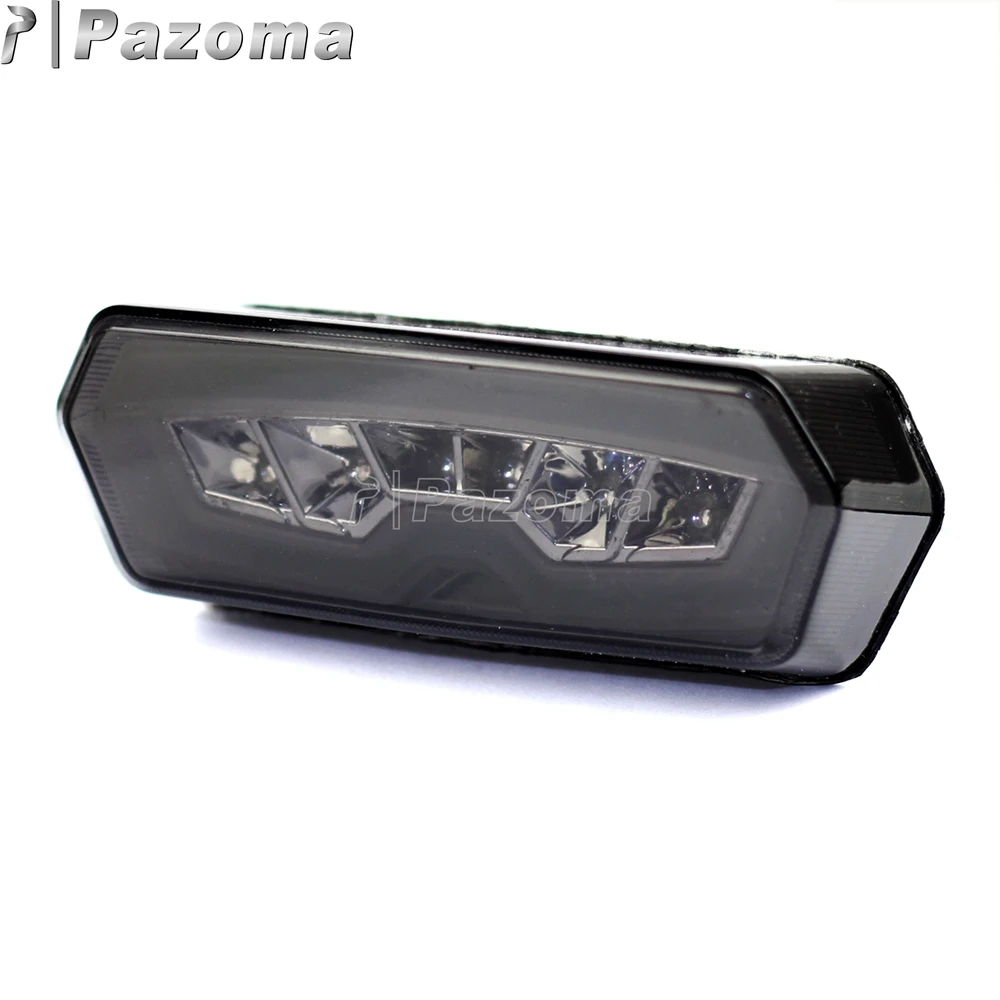 Светодиодный стоп светильник 2 в 1 для мотоцикла красный янтарный указатель