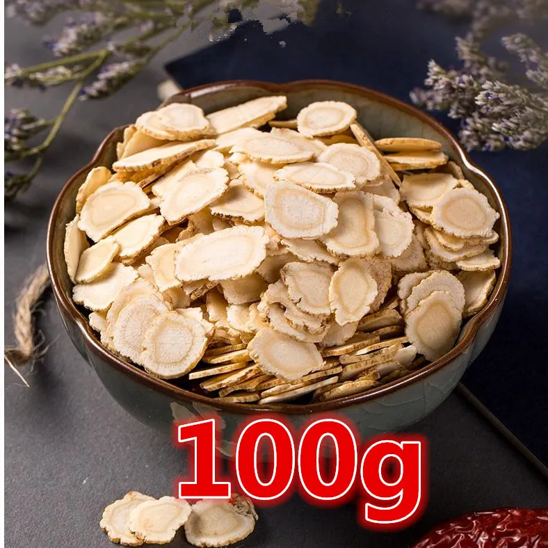 100g Root Slices Сухой корень Американского Женьшеня, большие корни Panax Quinquefolius, Panacis quinquefolii Radix, высокое качество Импорт из Канады - Цвет: 100g Root Slices