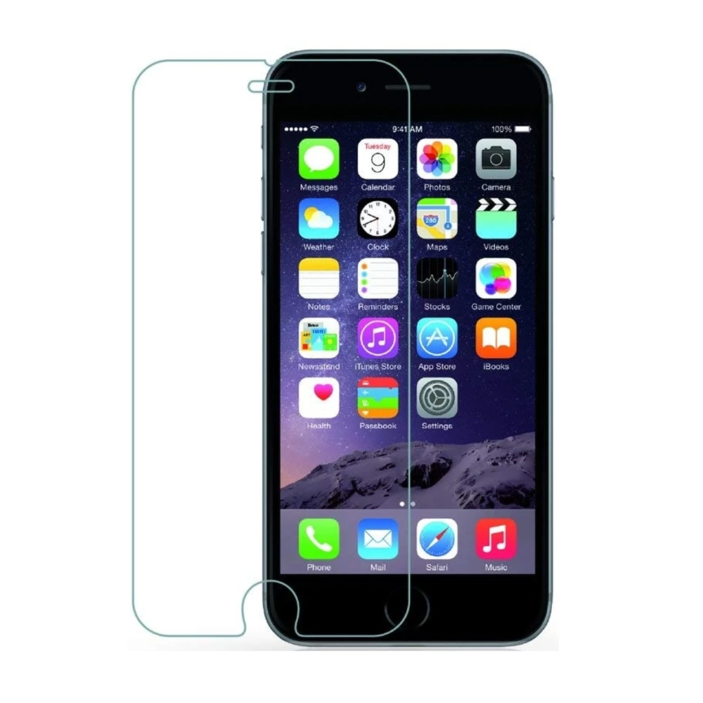 Закаленное стекло для iPhone 5 5S Защита экрана 6 6s Plus 7 8 стеклянная пленка X SE 4 4S i6 i7 i8 9H