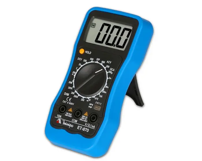 Minipa ET-870 Высокоточный цифровой мультиметр, ручной, ручной, ЖК-дисплей мультиметр