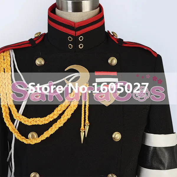 

Anime Seraph of the End Cosplay Shinoa Krul Owari no Serafu Shinya Hiragi Costume Uniform Suit Party Hallowmas Clothing All Size