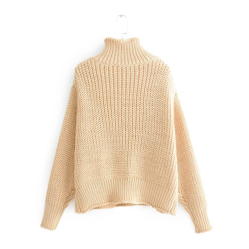 Зимняя одежда 2018 Новый Женский Повседневный вязаный пуловер женские топы свитер