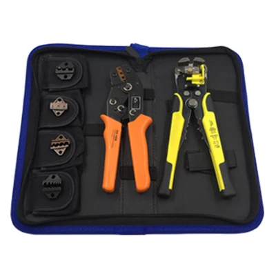 Yellow tool kit Обжимные клещи SN-48B/02C/28B/06/06WF челюсти Для неизолированные клеммы и изолированных кабельных наконечников и Tab сосуды ручной инструмент - Цвет: Yellow tool kit