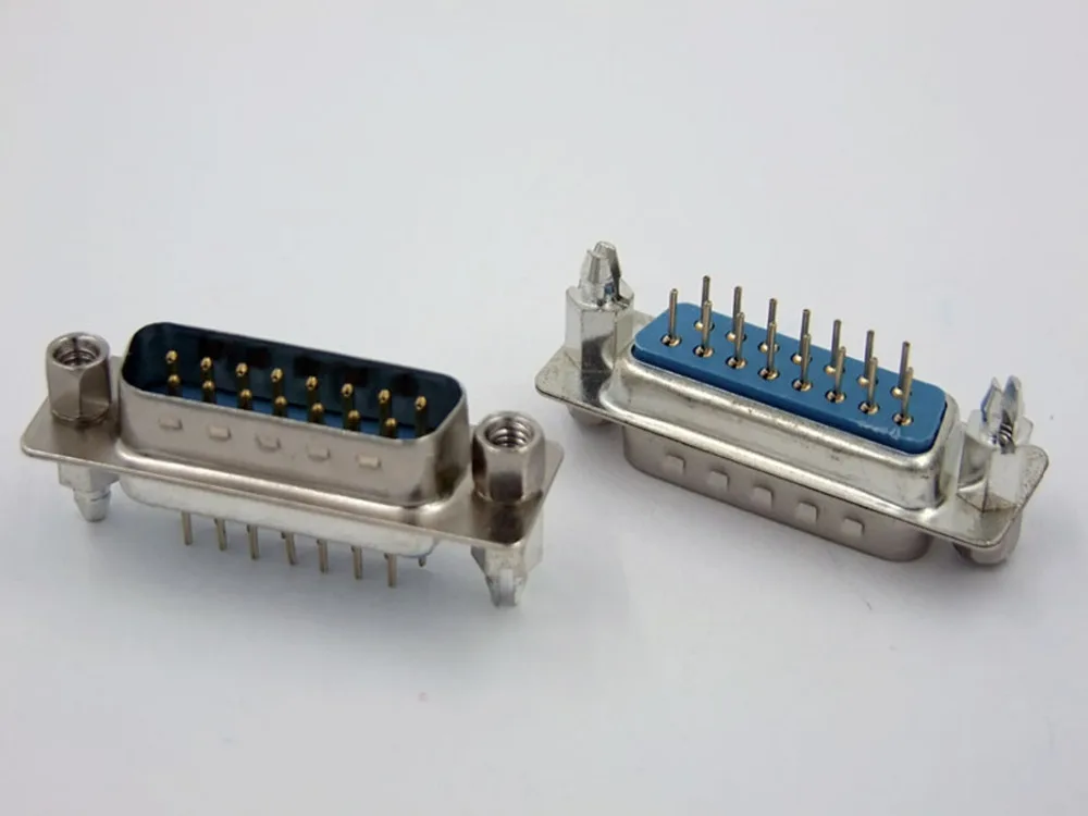 50 шт. Новый соединитель DP15 Двухрядное сиденье harpoon Male DB15 15 портовый штифт с винтом