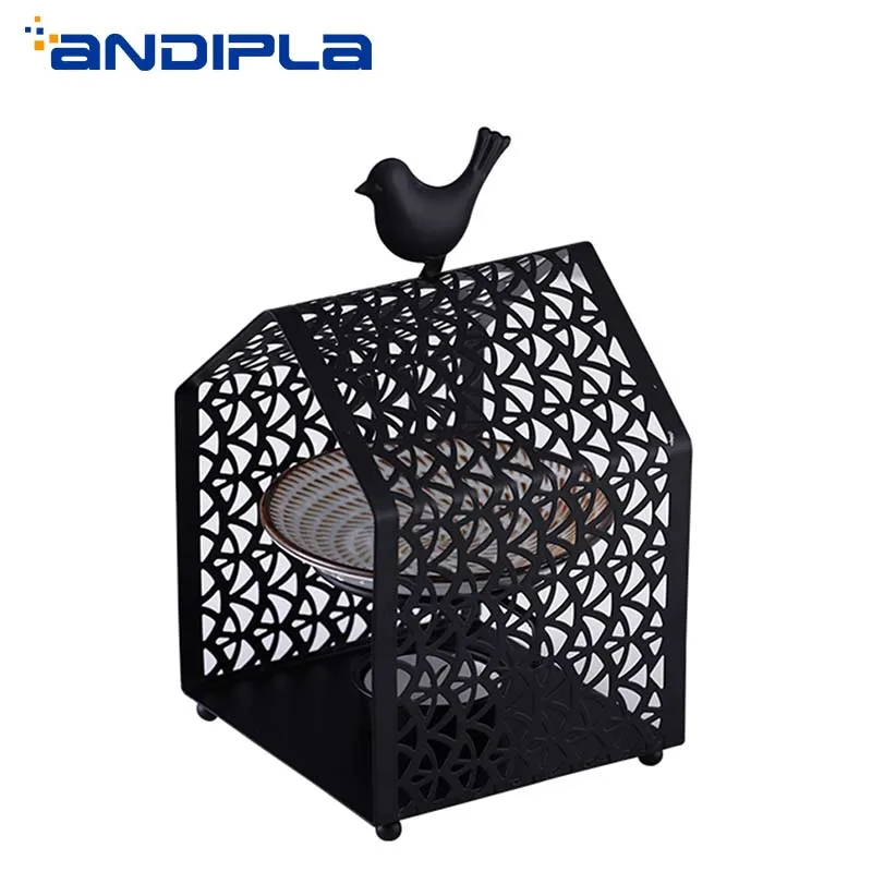 Романтическая железная художественная арома лампа для свечей керамическая