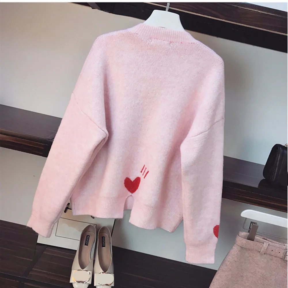 Женский комплект из 2 предметов свитер с разрезом и плиссированная юбка A630 Осень