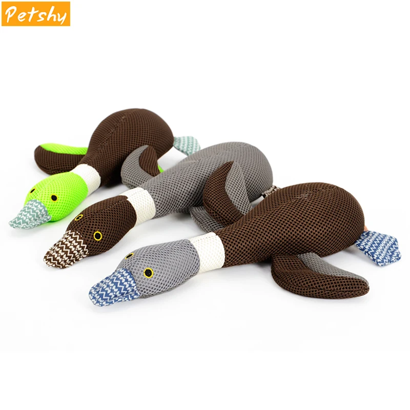 Petshy игрушка для жевания собак в форме милой утки устойчивая к укусам Кошка Собака звук пищат игрушки для внутреннего и наружного интерактивные питомцы