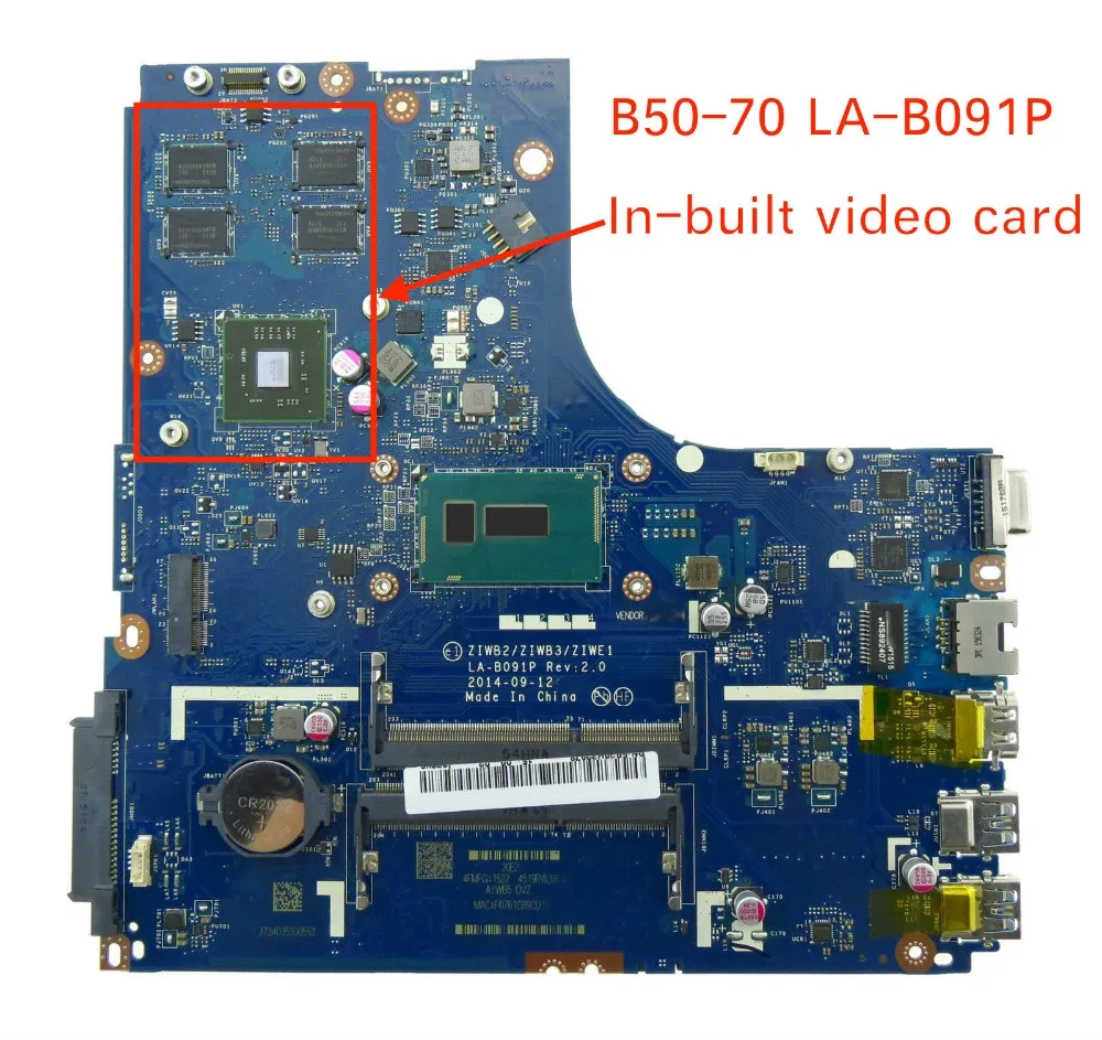 Бесплатная доставка LA B091P материнматеринская плата для Lenovo Laptop Материнская