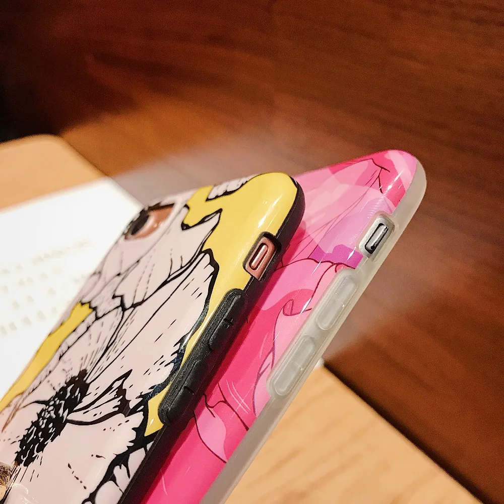 Цветочное кремниевое кольцо для ключей держатель iPhone 7 8 Plus XS Max XR розовый чехол