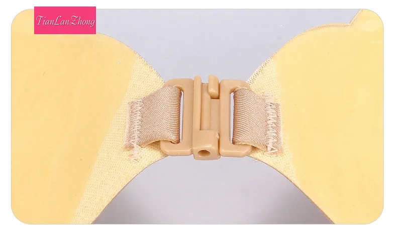 100 pcs Women Invisible Bra Super Push Up Seamless Self-Adhesive Sticky Wedding Party Front Strapless Shell Shape Fly Bra