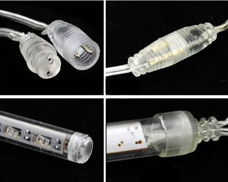 30 см 144LED метеоритный дождь трубки Строка светильник с эффектом падающего снега