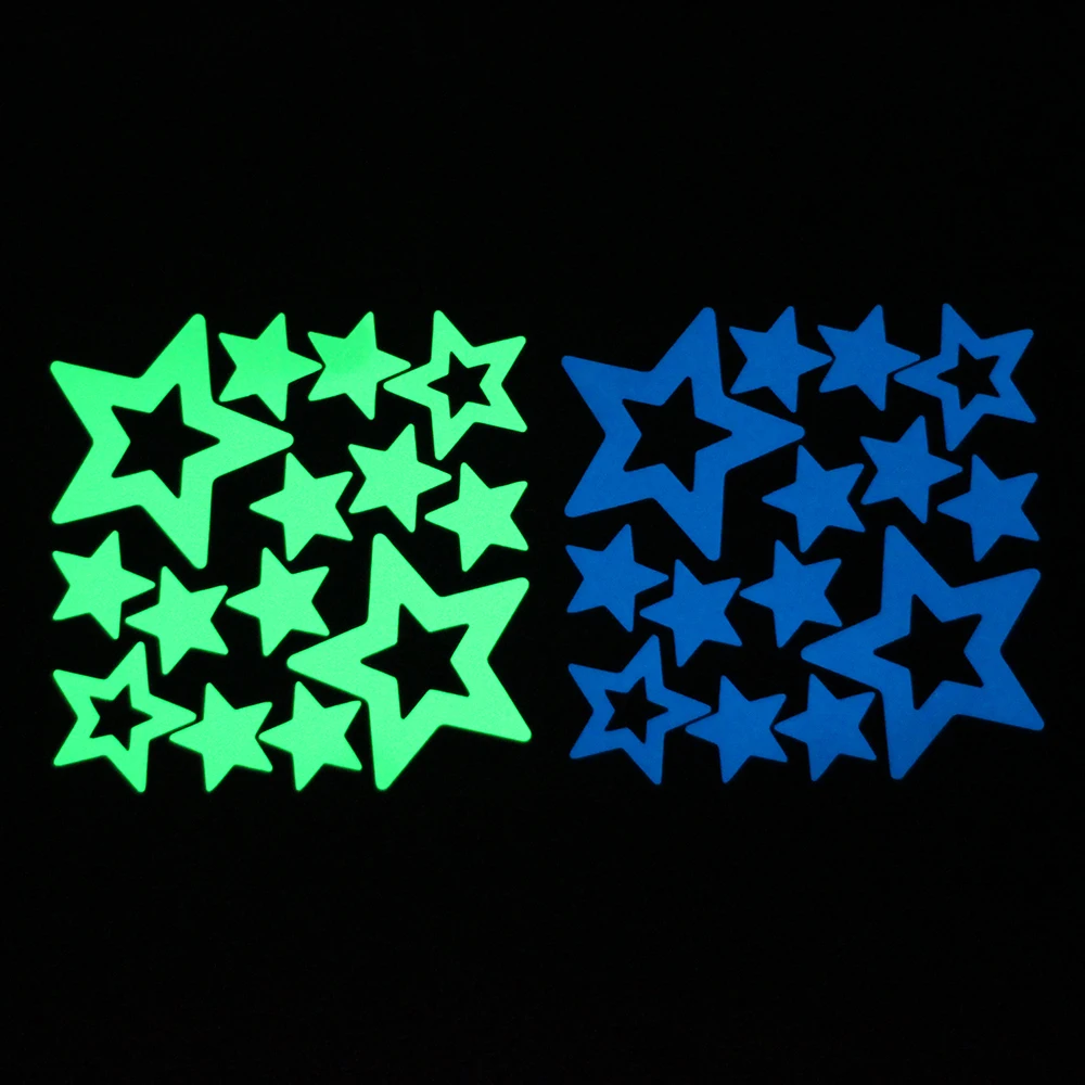 Glow in the Dark Stars Sticker Decal Luminous Wall Switch Decoration Kids Room Furniture Wardrobe DIY Personalized Decor | Дом и сад