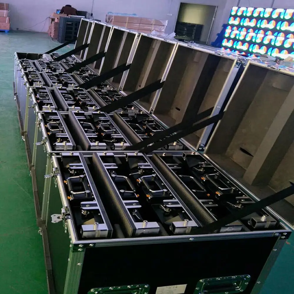 Полноцветный гибкий Прокат Крытый светодиодный дисплей P2 Сетка СВЕТОДИОДНЫЙ