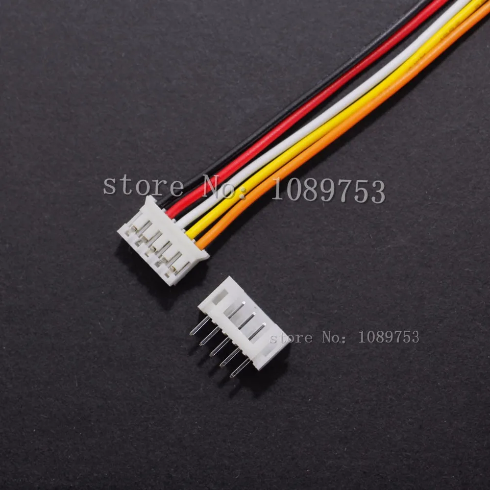 20 SETS Mini Micro JST 2.0 PH 5-Pin Connector plug with Wires Cables 100MM 10CM | Обустройство дома