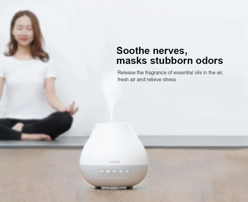 Xiaomi VIOMI ароматерапия машина диффузный увлажнитель воздуха ночник Bluetooth пульт дистанционного управления Музыка версия/стандартная версия
