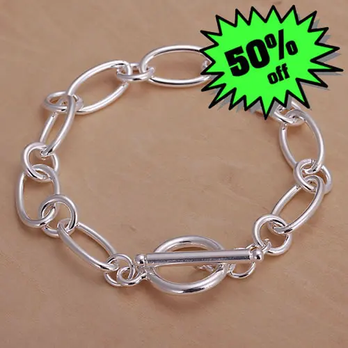 GSSPH127/ 925 silver bracelet fashion jewelry trendy chain wholesale Nickle free antiallergic factory price | Украшения и