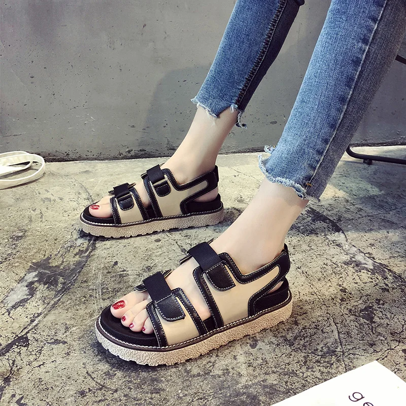 2018 Summer Sandals Women footwear Open Toe Platform Gladiator Casual Shoes High quality fashion student shoes | Обувь