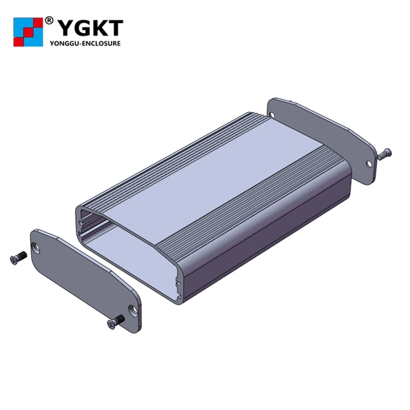 Алюминиевая коробка 61*22 4*80/2.4 ''* 0 88'' * 3 15 ''мм (wxhxl) алюминиевый