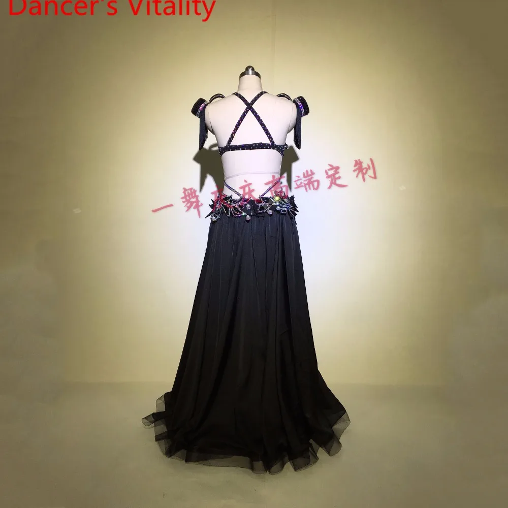 Женский костюм для танца живота комплект из топа и юбки восточных индийских