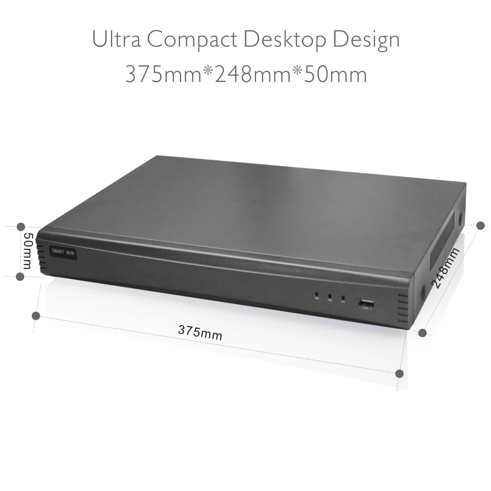 Doerguin 16CH 4K 8MP PoE NVR Smartviewer APP поддержка H.265 фотосовместимость с жестким диском на 10 ТБ