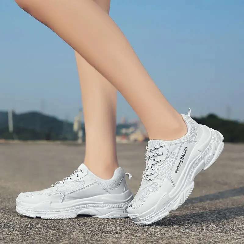 SHARCPCLAW/дышащая повседневная обувь Женская Белая увеличивающая рост мужские