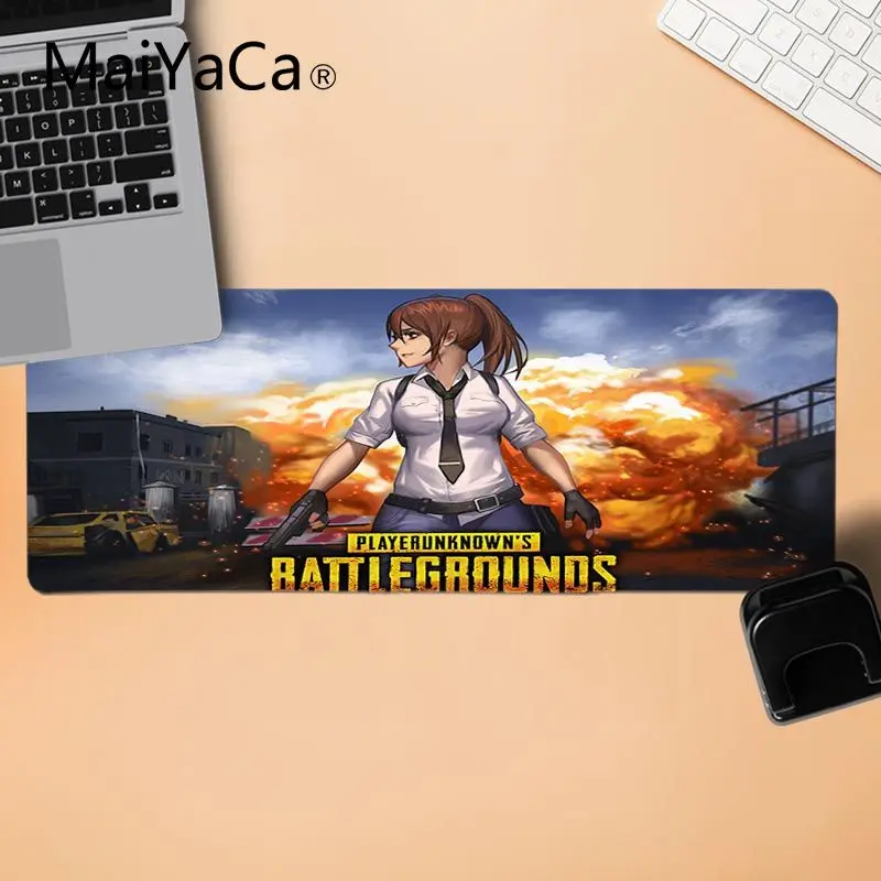 LockEdge 30x80cm MaiYaCa мой любимый мультфильм PUBG заказной игровой коврик для мыши для ноутбука игровой коврик для мыши - Цвет: LockEdge 30x80cm