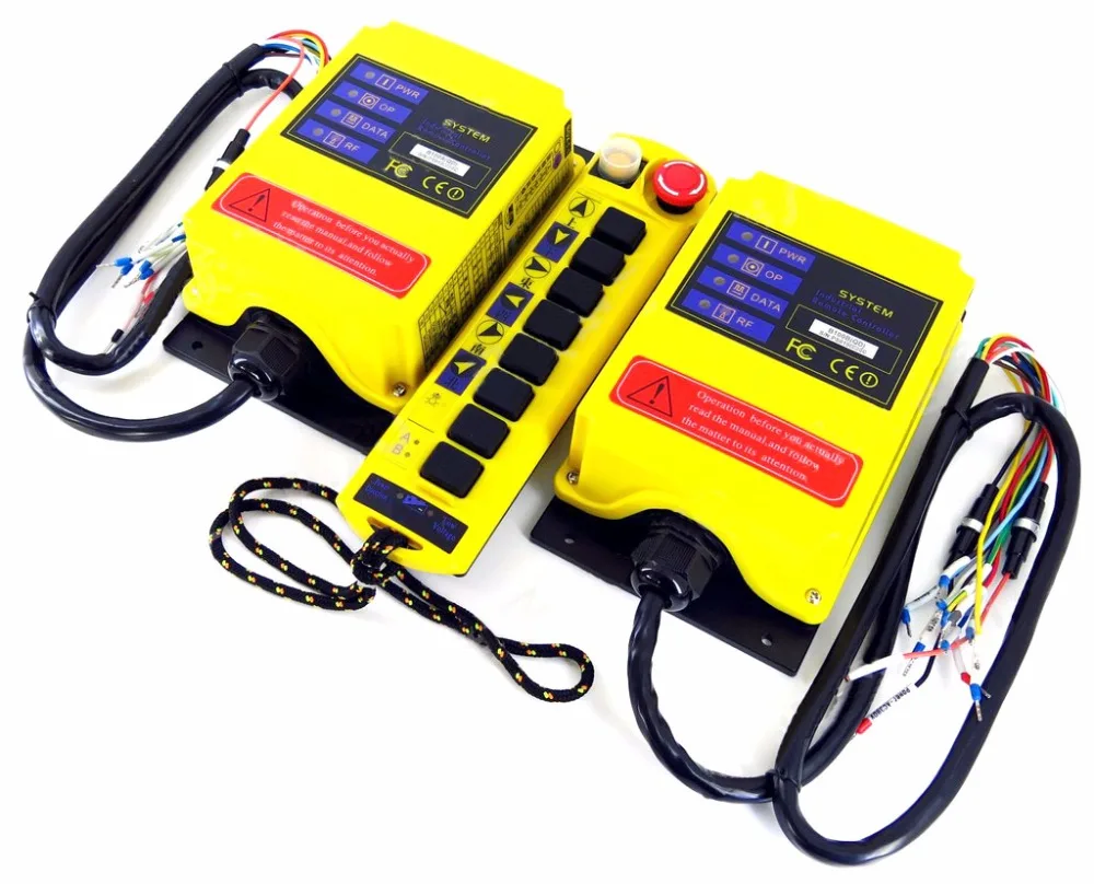 B100AB (QD) двухлучевой кран промышленный беспроводной пульт дистанционного