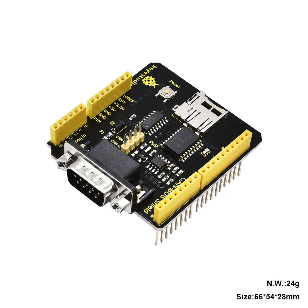 2019New Keyestudio CAN-BUS щит MCP2551 чип с SD разъём для Arduino UNO R3