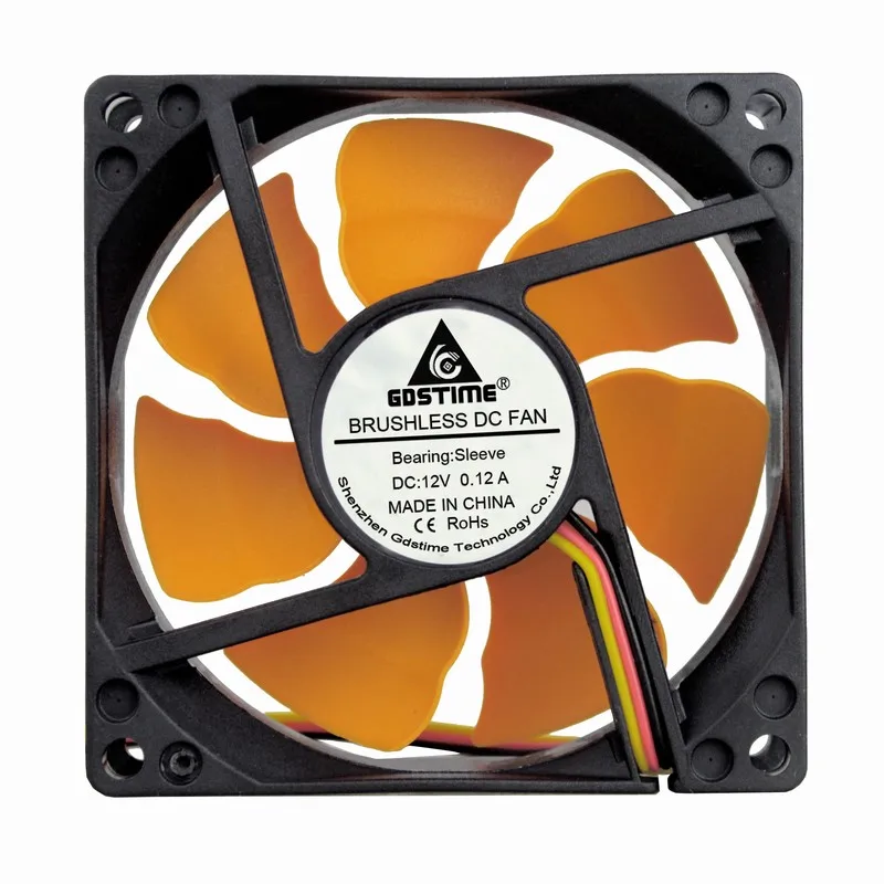 Gdstime 5 шт./лот DC12V ПК бесшумный чехол для компьютера система охлаждения
