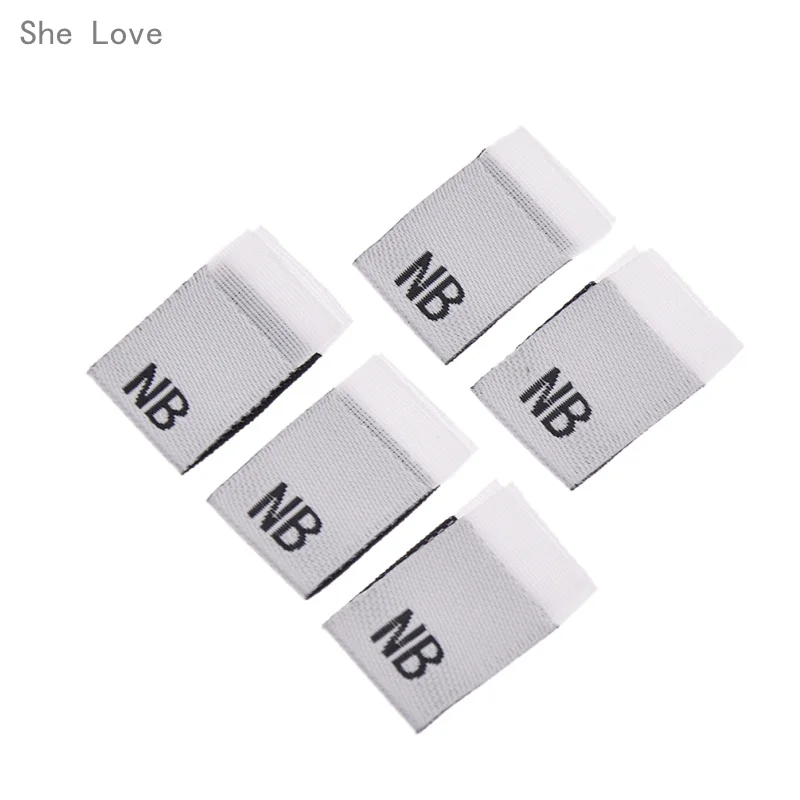 She Love/100 шт., одежда для малышей, полиэфирная ткань, этикетки для одежды, швейные, бытовые, текстильные, Лоскутные, аксессуары для одежды