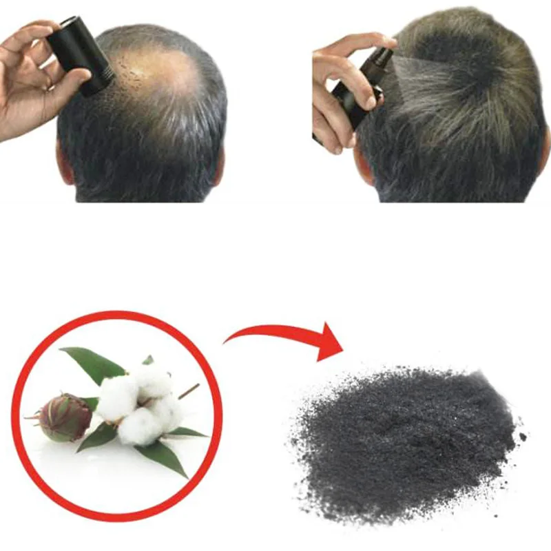 25 г Кератиновое волокно для наращивания волос сумка укладки порошок выпадения