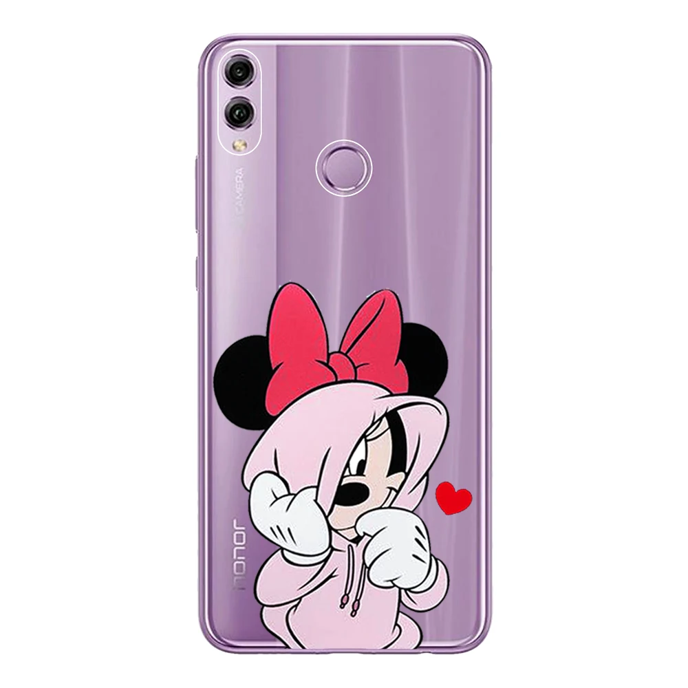 Soft TPU Funda For Huawei Honor 7A Pro 7X 7C 8 8X 9 Lite 10 Play Case Cover Silicone Capa Mickey Minnie Mouse Coque Phone Shell |