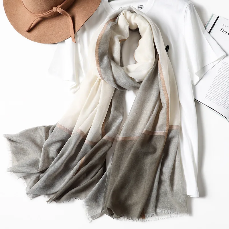 Зимние кашемировые шарфы для женщин новинка 2019 цветной бархатный шарф с кольцом