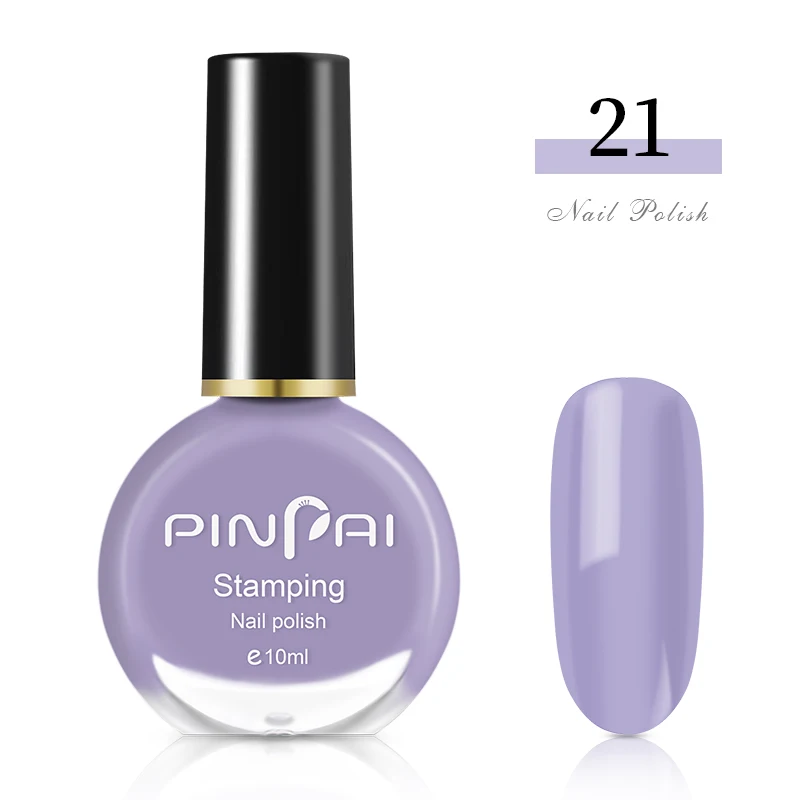 Color 21 Pinpai 10 мл Очищаемый на водной основе лак для ногтей с блестками быстрая сушка легкое удаление Nagellak Маникюр цветная краска Vernis лак для ногтей - Цвет: Color 21