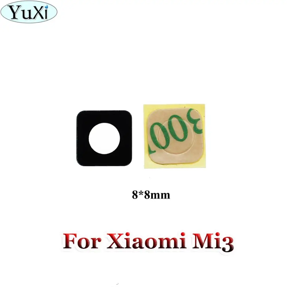 YuXi для Xiaomi Redmi 1 1S 2A 3 4A 4X4 4 pro 6A 5 Plus для Redmi note 2 3 4 5 5A задняя камера Стекло Крышка объектива клей