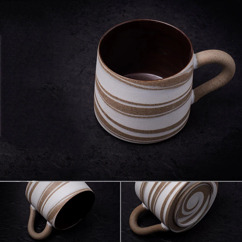 Кофейная чашка керамическая мл Творческий 400 грубая Керамика Посуда для напитков