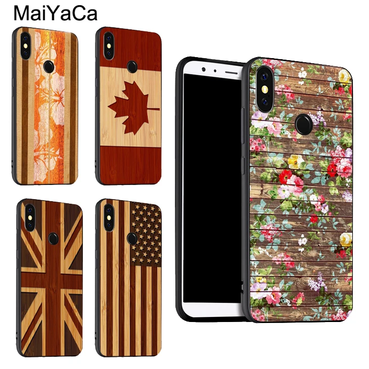 Чехол с принтом из не бамбукового дерева для POCO X3 F2 Red mi Note 9 Pro 8 7 8T 9S 9A 9C Mi 10 Lite 9T A3