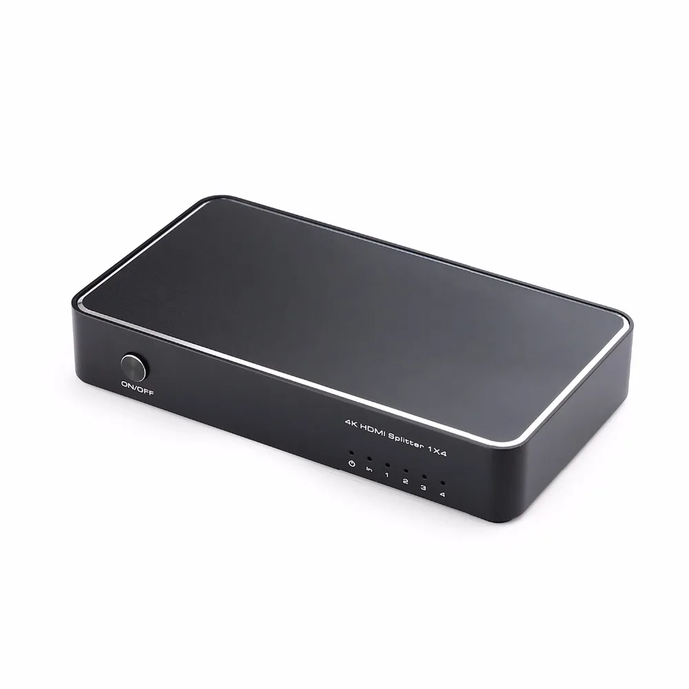 TOMSENN 1x4 HDMI сплиттер 1 вход 4 выходные цифровые сплиттеры с поддержкой Full HD 4K x 2K 3840x2160